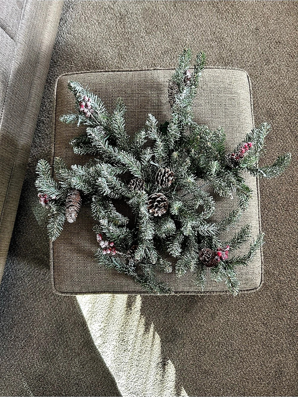 Home Decorators Collection 24 Inch LED Lit Pinecone and Berry Showy Snowflake